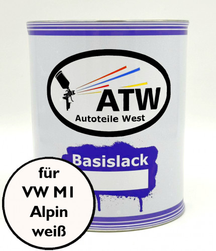 Autolack für VW M1 Alpinweiß